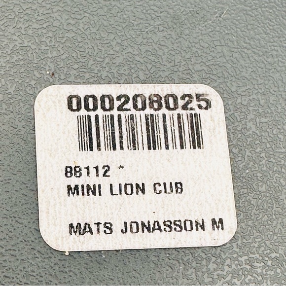 Mats Jonasson Sweden Tiger Cub Crystal Paperweight - Picture 11 of 11